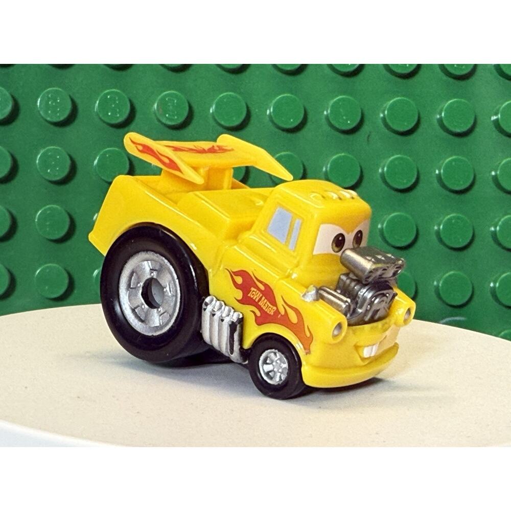 Disney Pixar Cars Hot Rod Mater Mini Funny Car - Yellow